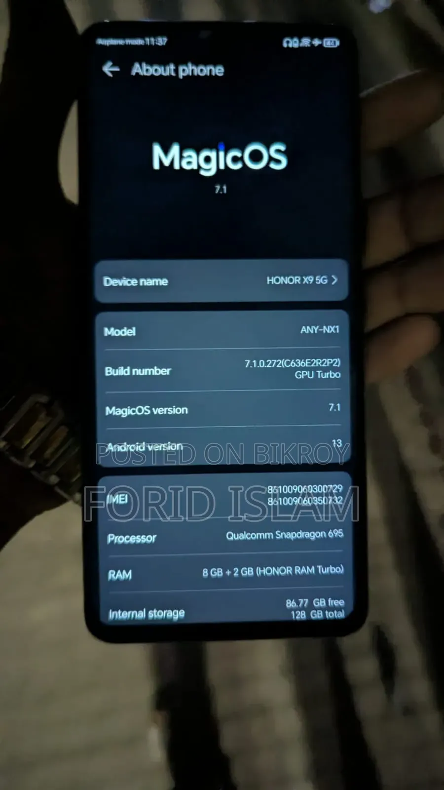 New Honor X9 5G 128 GB