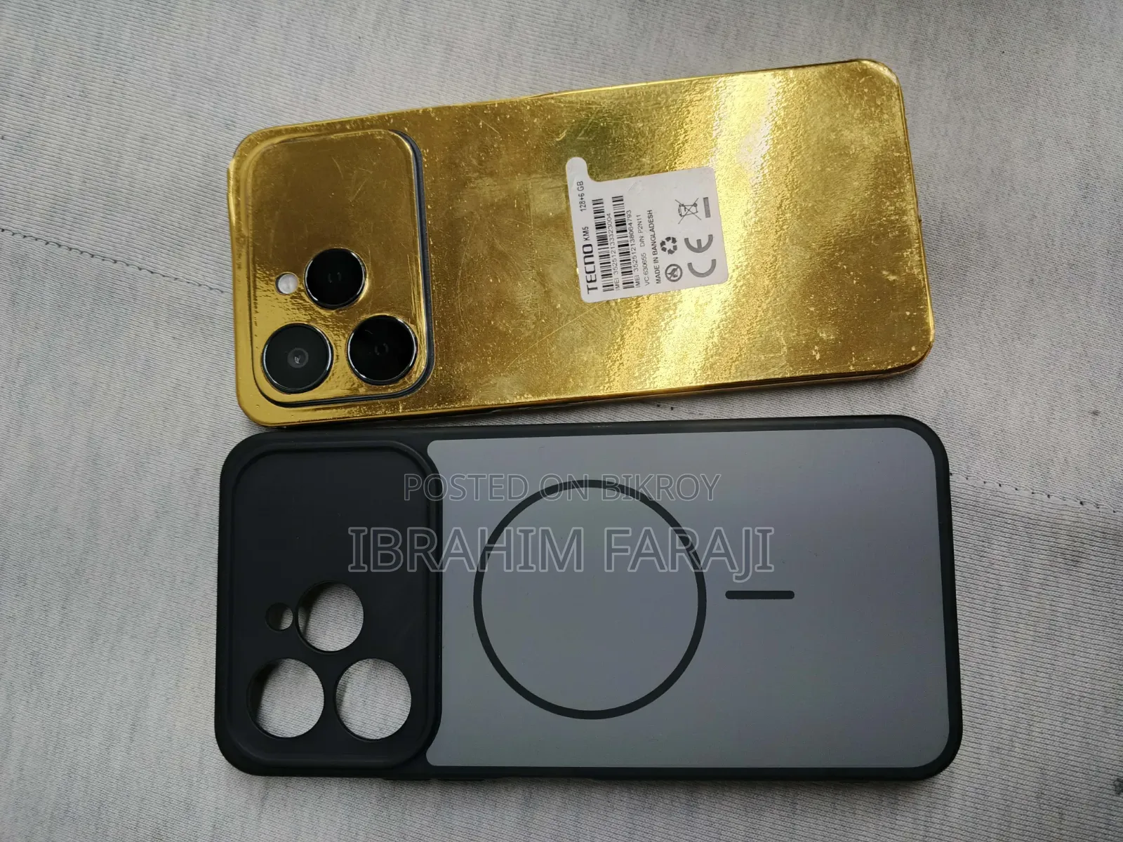 নতুন টেকনো স্পার্ক ৪০ ১২৮ জিবি কালো