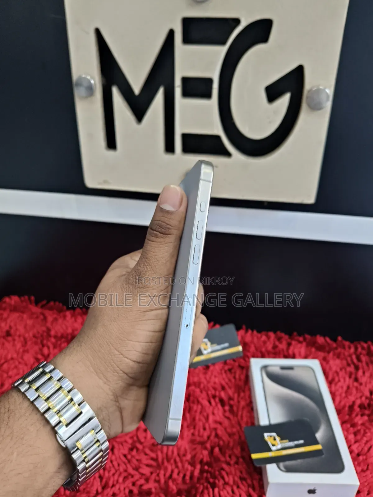 অ্যাসল আইফোন ১৫ প্রো ম্যাক্স ২৫৬ জিবি সিলভার