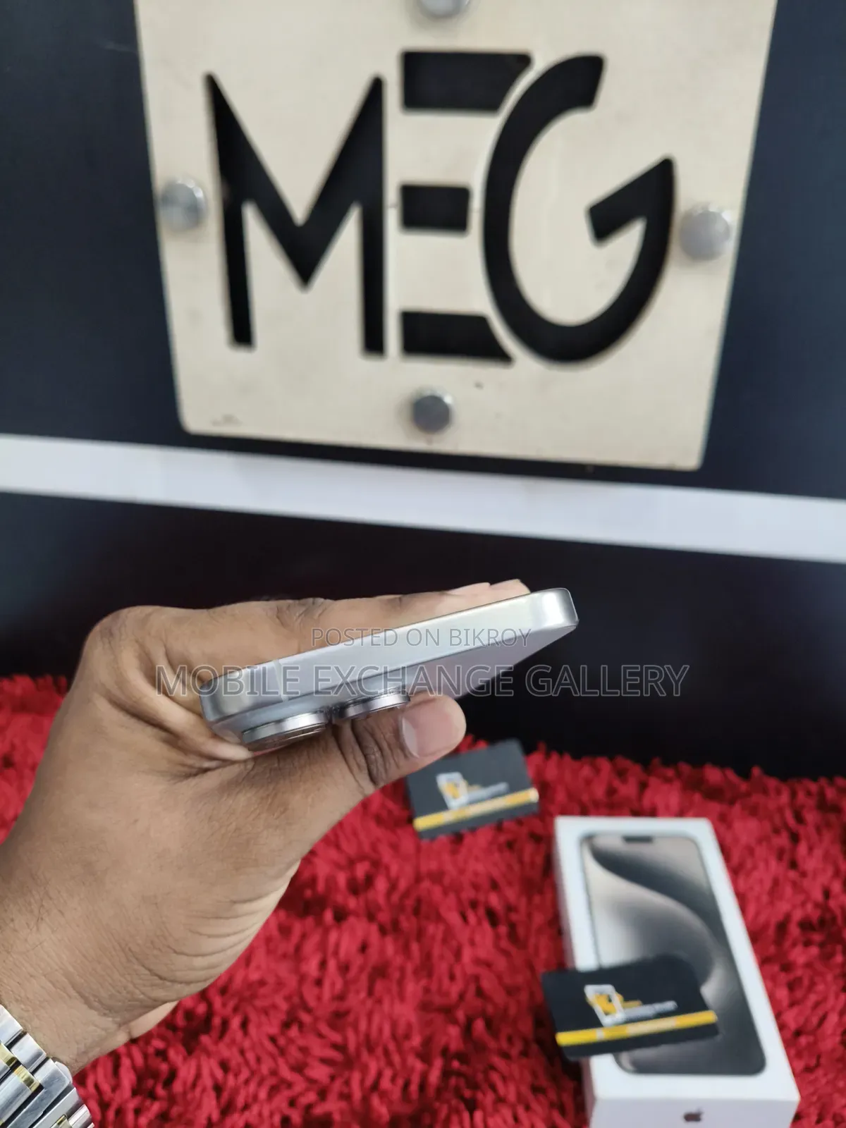 অ্যাসল আইফোন ১৫ প্রো ম্যাক্স ২৫৬ জিবি সিলভার