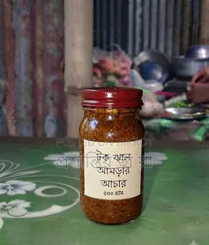 Homemade Hog Plum Pickle, Jhalmuri Spice - Jessore