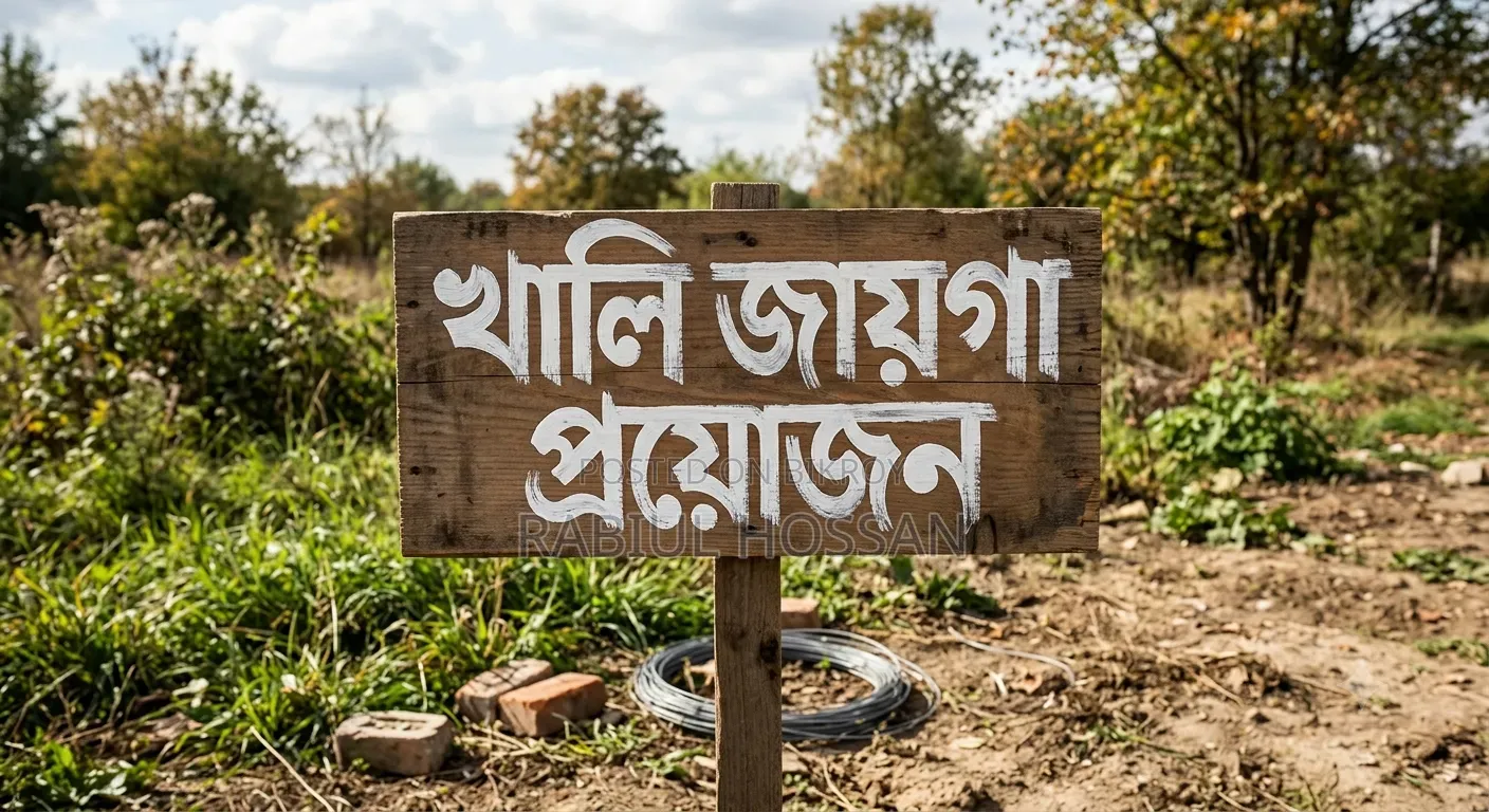 পোল্ট্রি ফার্মের জন্য জায়গা প্রয়োজন