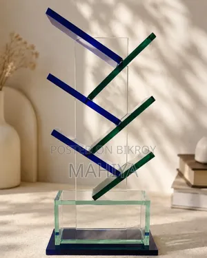Premium Miniature Acrylic Bookshelf Decor Piece