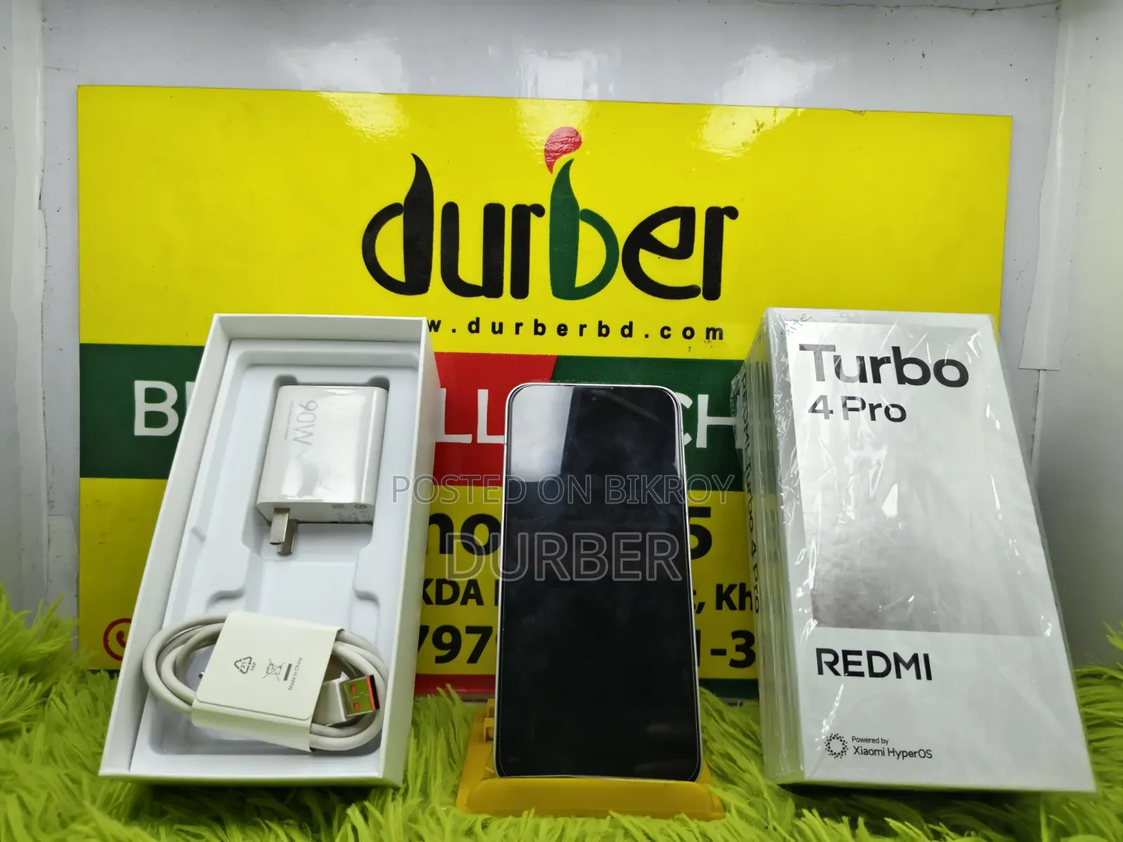 শাওমি রেডমি টার্বো ৪ প্রো ২৫৬ জিবি সিলভার