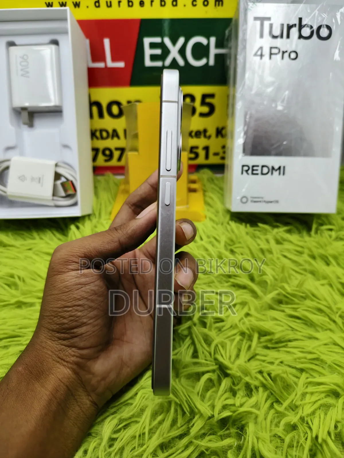 শাওমি রেডমি টার্বো ৪ প্রো ২৫৬ জিবি সিলভার