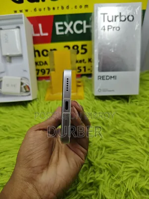 শাওমি রেডমি টার্বো ৪ প্রো ২৫৬ জিবি সিলভার