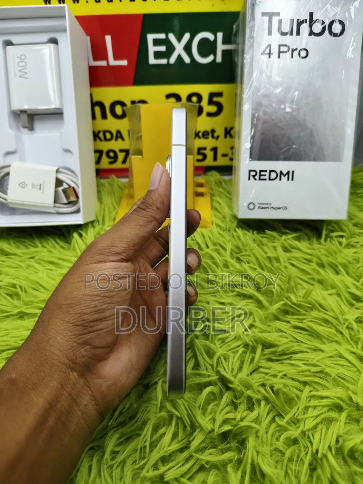 শাওমি রেডমি টার্বো ৪ প্রো ২৫৬ জিবি সিলভার
