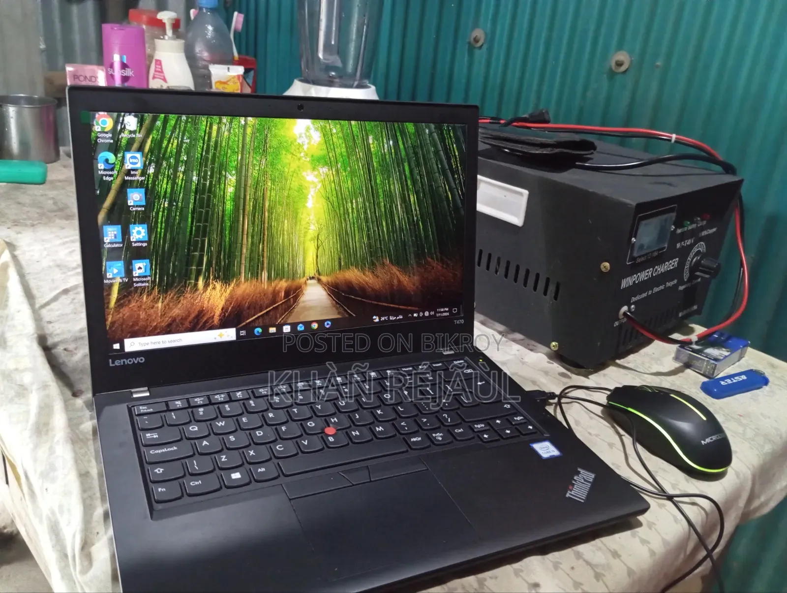 Laptop Lenovo ThinkPad T470 8GB Intel Core I5 SSD 256GB