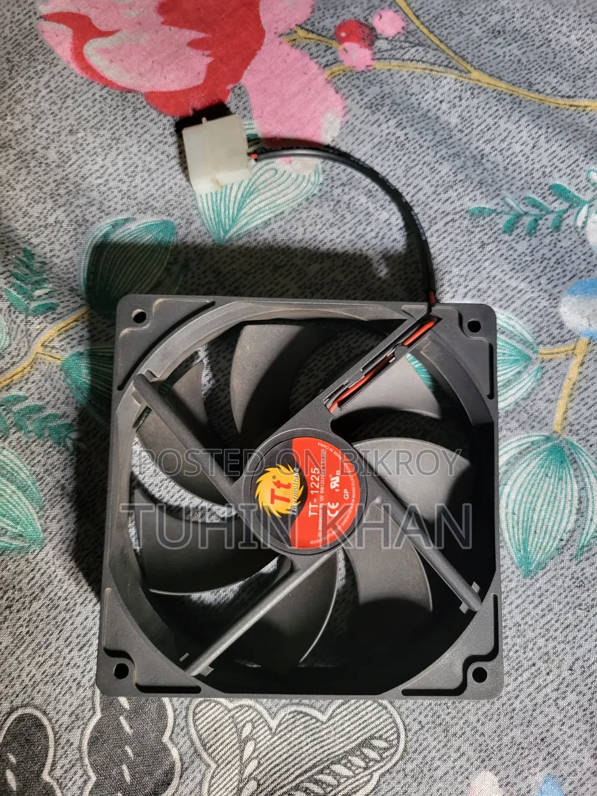 ফ্যান১ থার্মালটেক, ফ্যান২ অ্যানটেক ব্লু লাইট, সাব৩ পিসি ক্যাবল, স্যামসাং অ্যাডাপ্টার