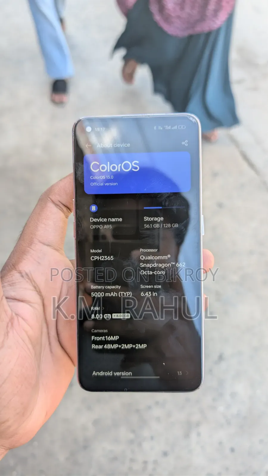 Oppo A95 128 GB Blue