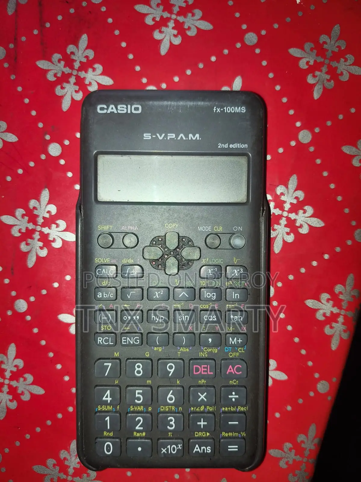 This is an original Casio 100MS calculator. Completely fresh
