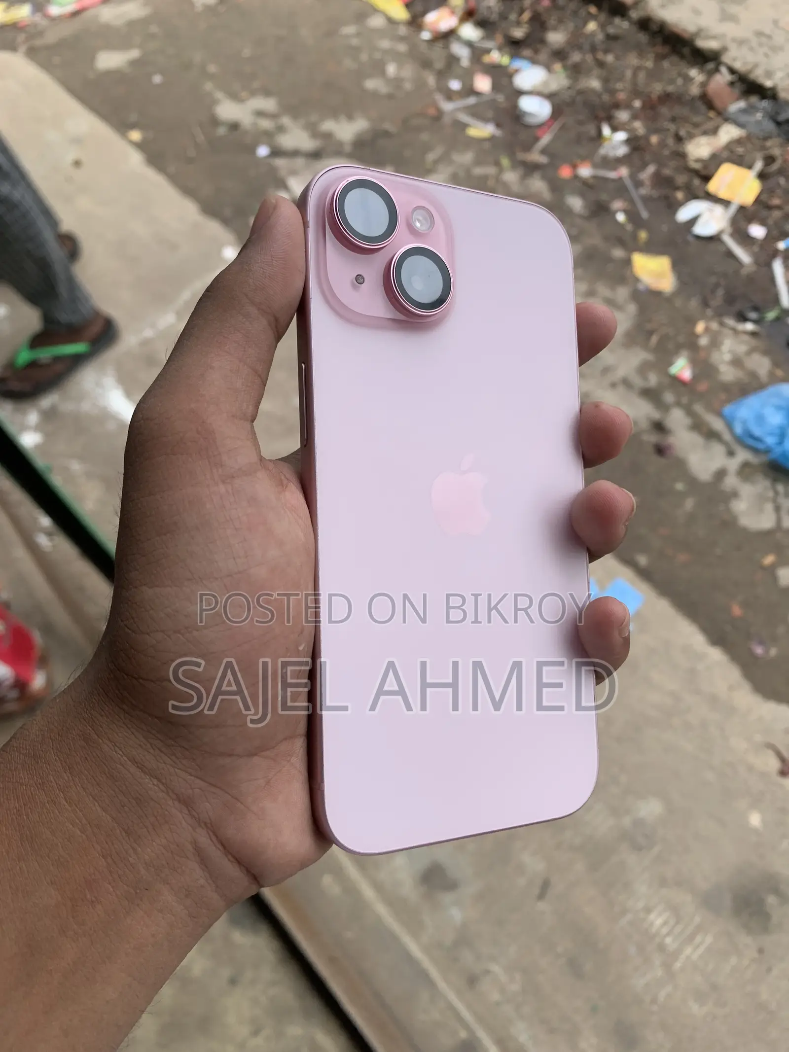 নতুন অ্যাপল আইফোন ১৫ ১২৮ জিবি গোলাপি