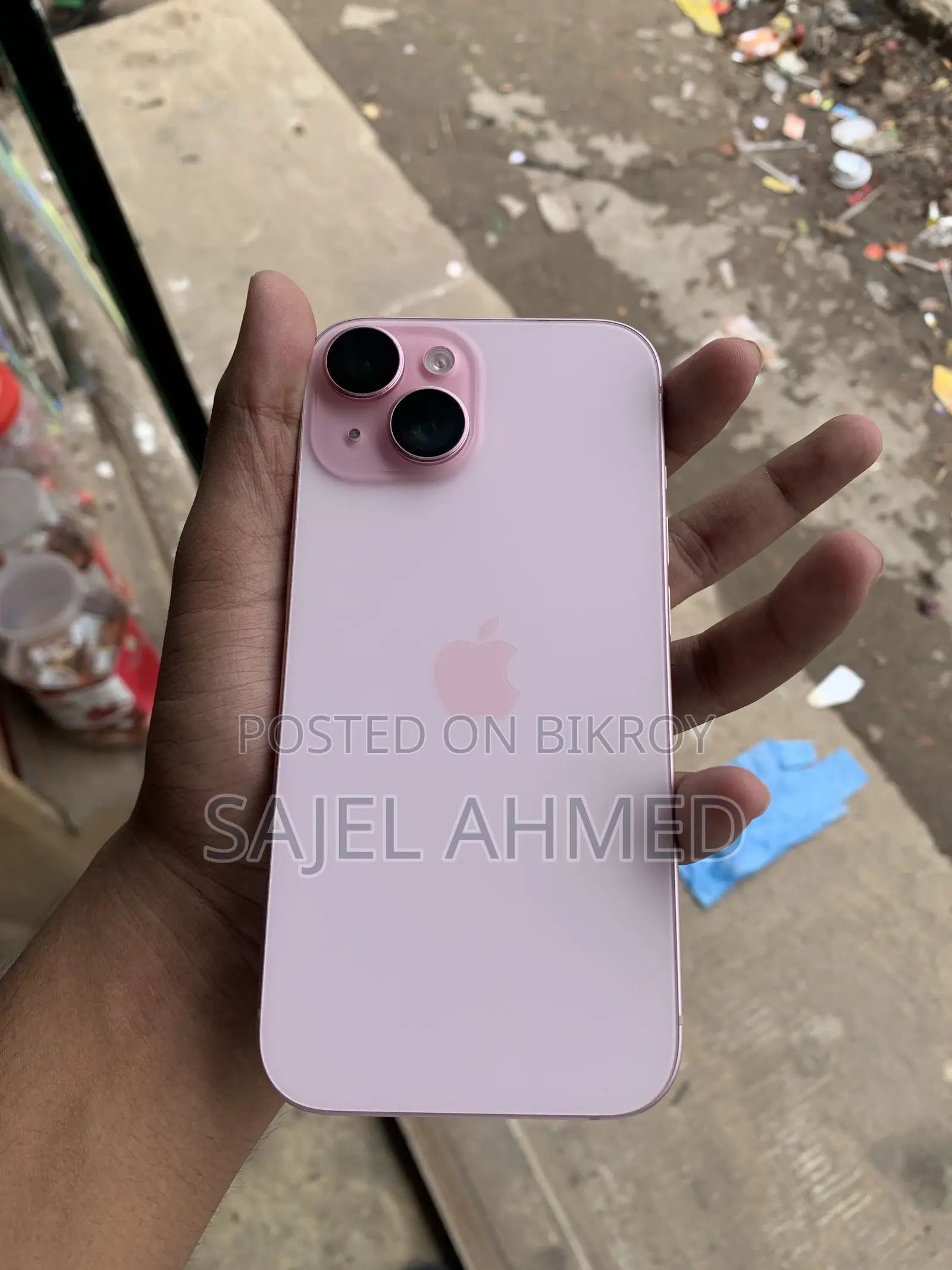 নতুন অ্যাপল আইফোন ১৫ ১২৮ জিবি গোলাপি