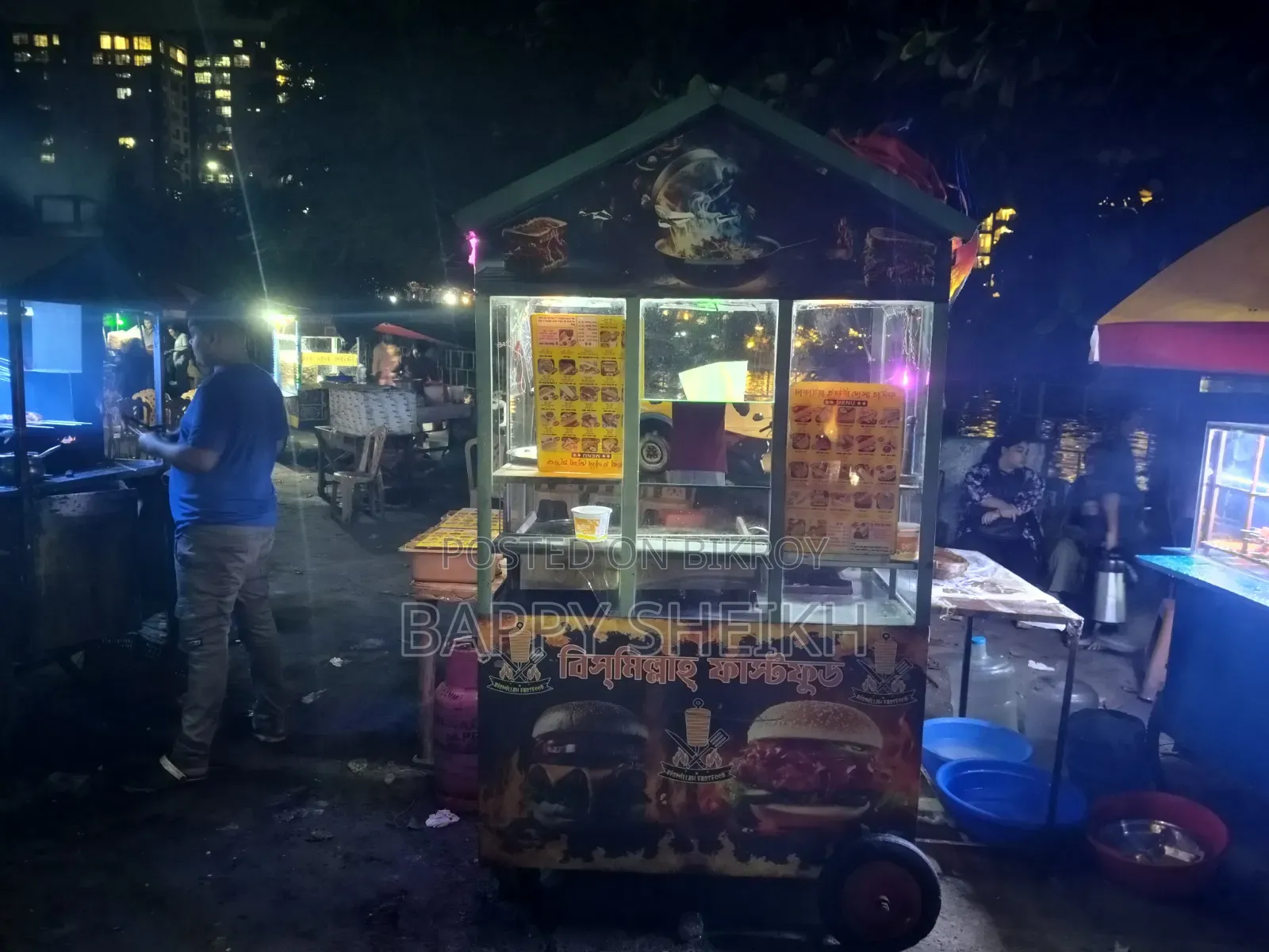 Assalamu Alaikum. An active/used Food Cart will be sold
