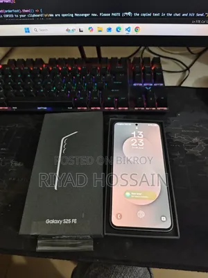 স্যামসাং গ্যালাক্সি এস২৫ এফই ২৫৬ জিবি গ্রে
