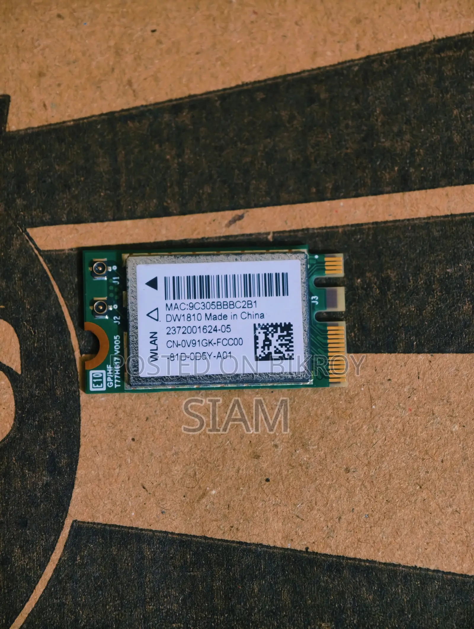 ডেল DW1810 QCNFA435 ওয়াইফাই + ব্লুটুথ কার্ড | V91GK