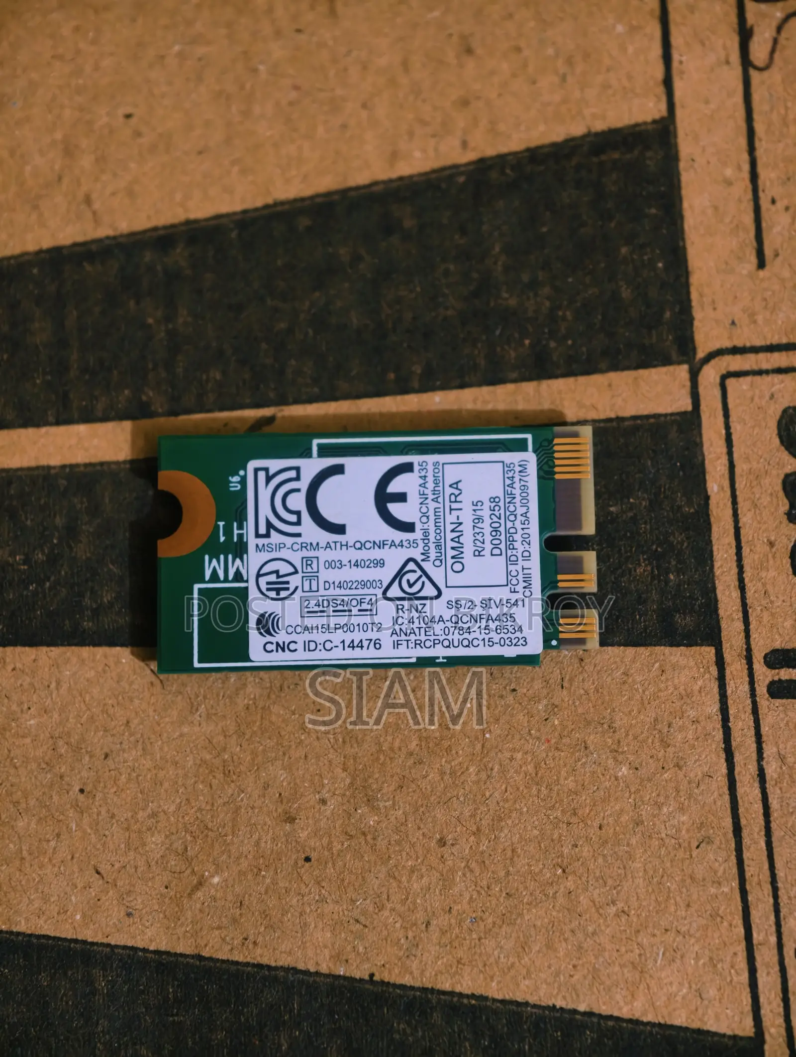 ডেল DW1810 QCNFA435 ওয়াইফাই + ব্লুটুথ কার্ড | V91GK