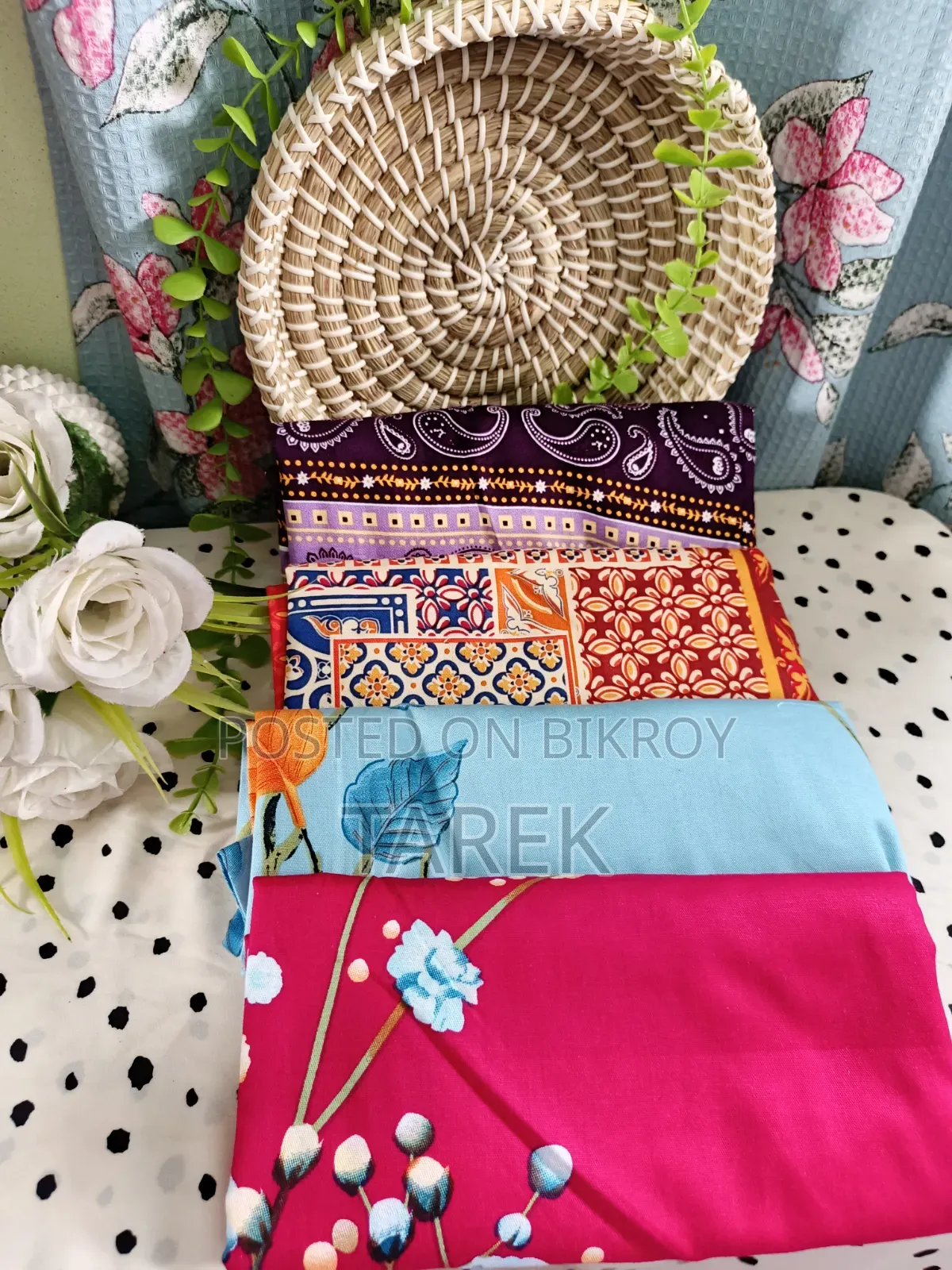 কোলবালিশ কভার (১০০% প্রিমিয়াম টুইল কটন)