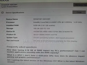 Desktop Computer Dell Alpha 8GB Intel Core i3 SSD 128GB