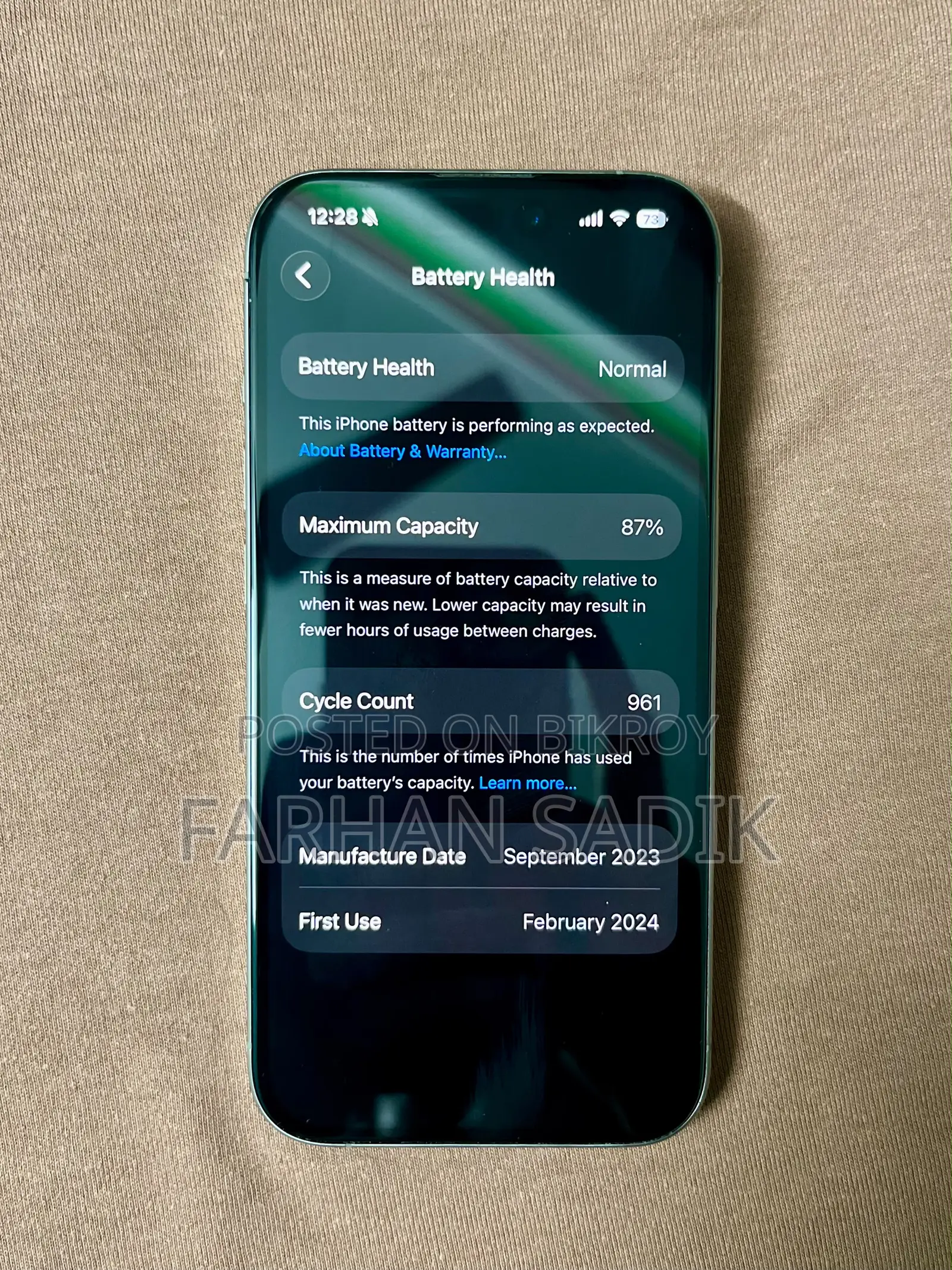 Apple iPhone 15 Pro 256 GB Gray