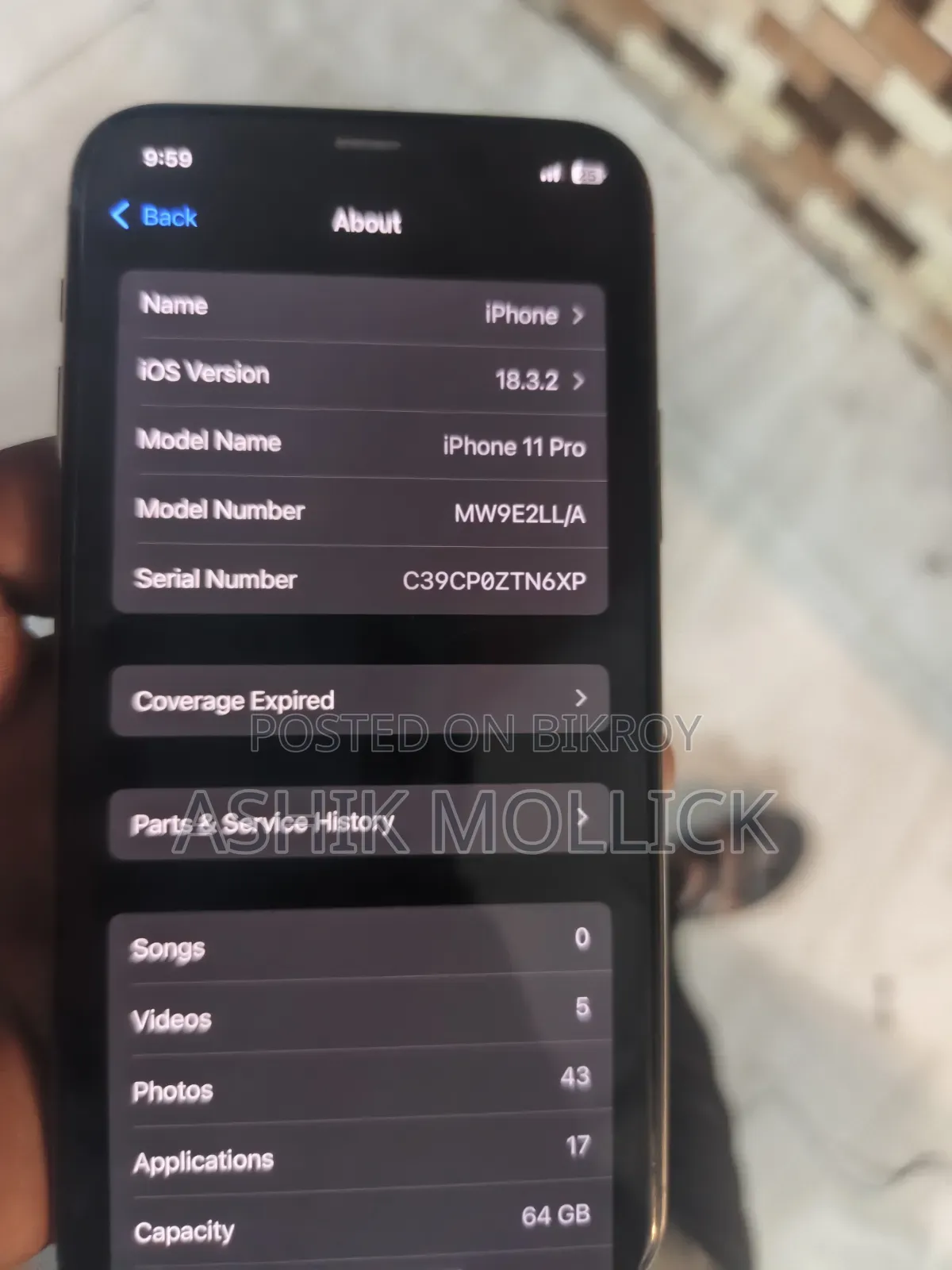 Apple iPhone 11 Pro 64 GB Silver