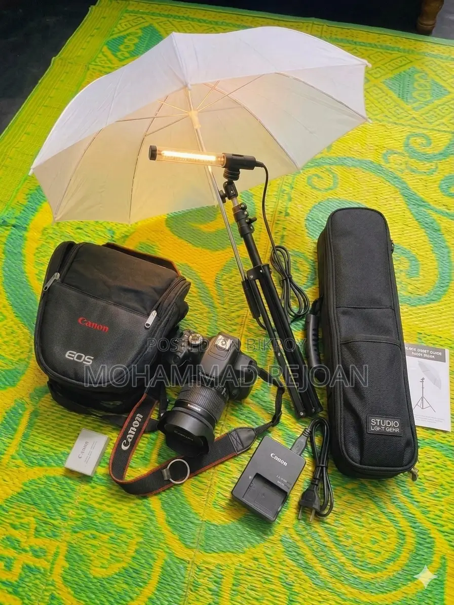 ক্যানন ৭০০ডি + আমব্রেলা লাইট