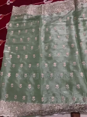 Light Green (Mint Color) Silk Saree.