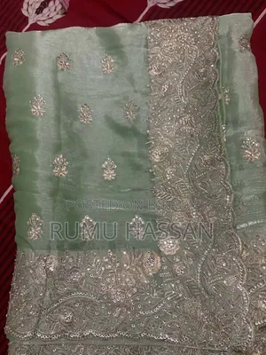 Light Green (Mint Color) Silk Saree.