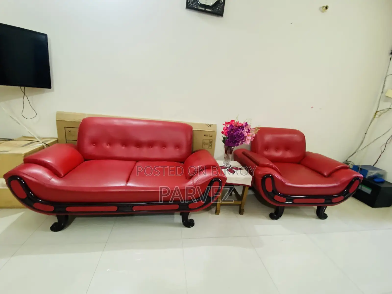 হাই কোয়ালিটি লেদার সোফা সেট