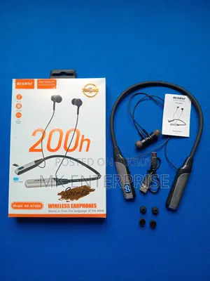 Recrsi 200h Neckband | 200 Hours Neckband | Bluetooth Headphone