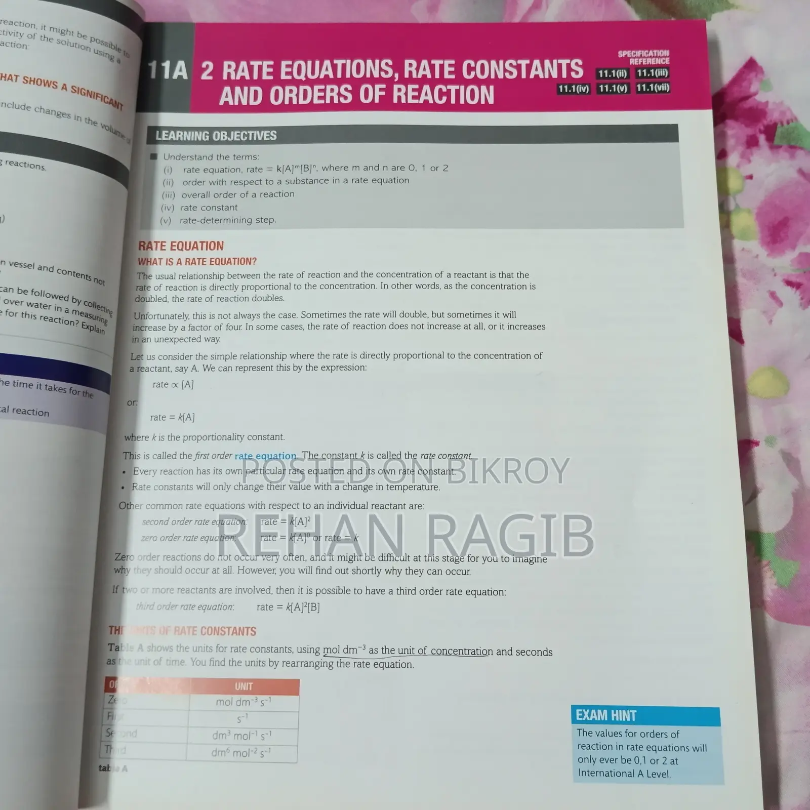 Pearson Edexcel Ial Chemistry Student Book 2