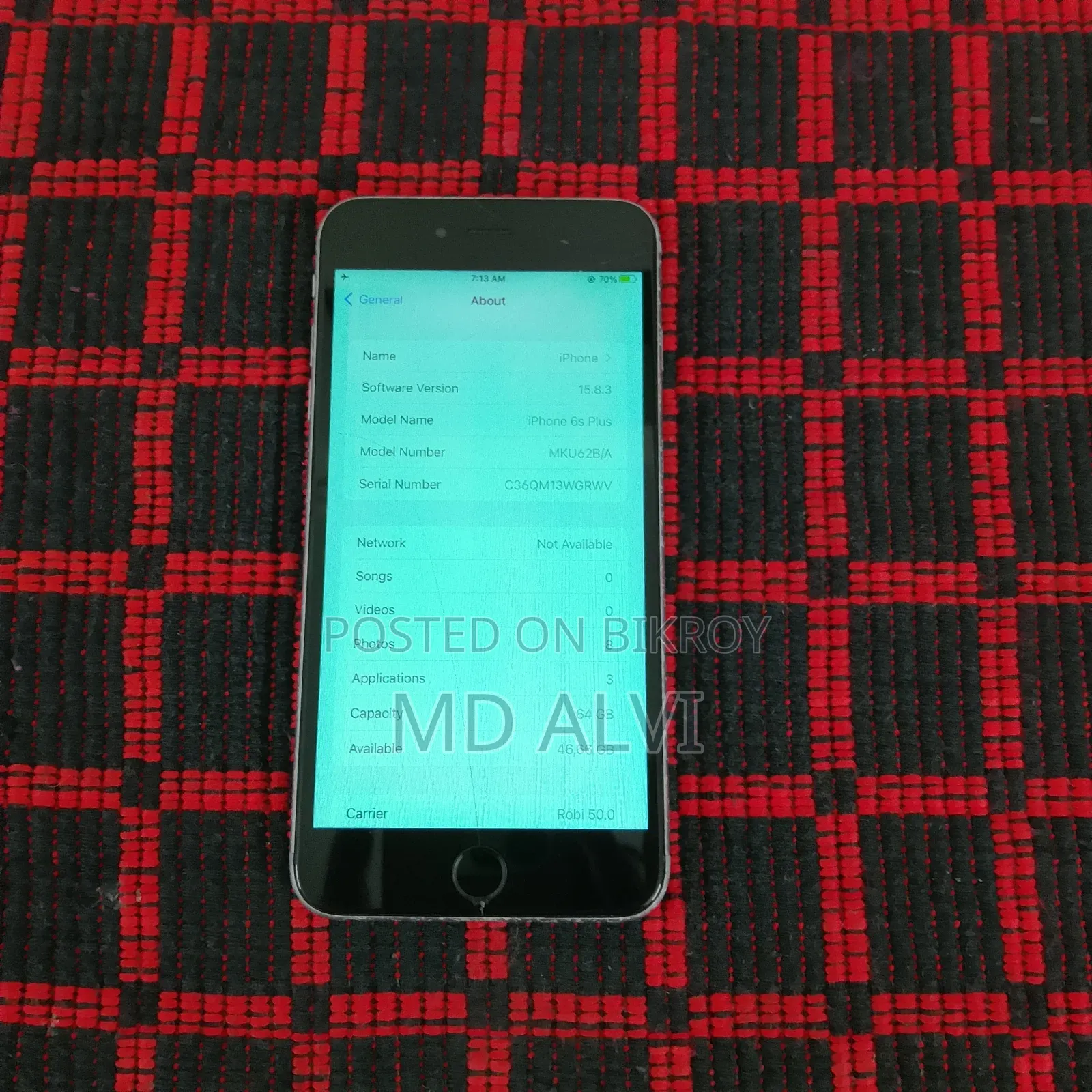 Apple iPhone 6s Plus 64 GB Silver