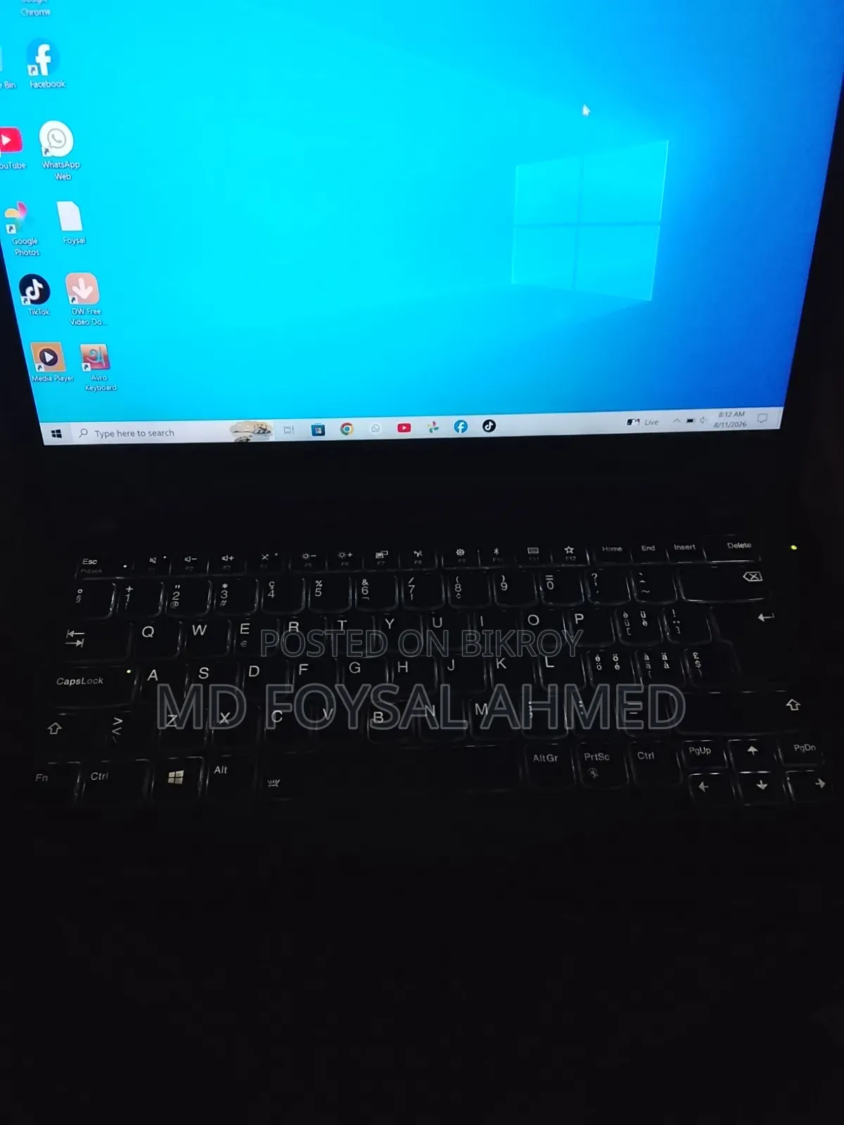 Laptop Lenovo ThinkPad T470 8GB Intel Core i5 SSD 256GB