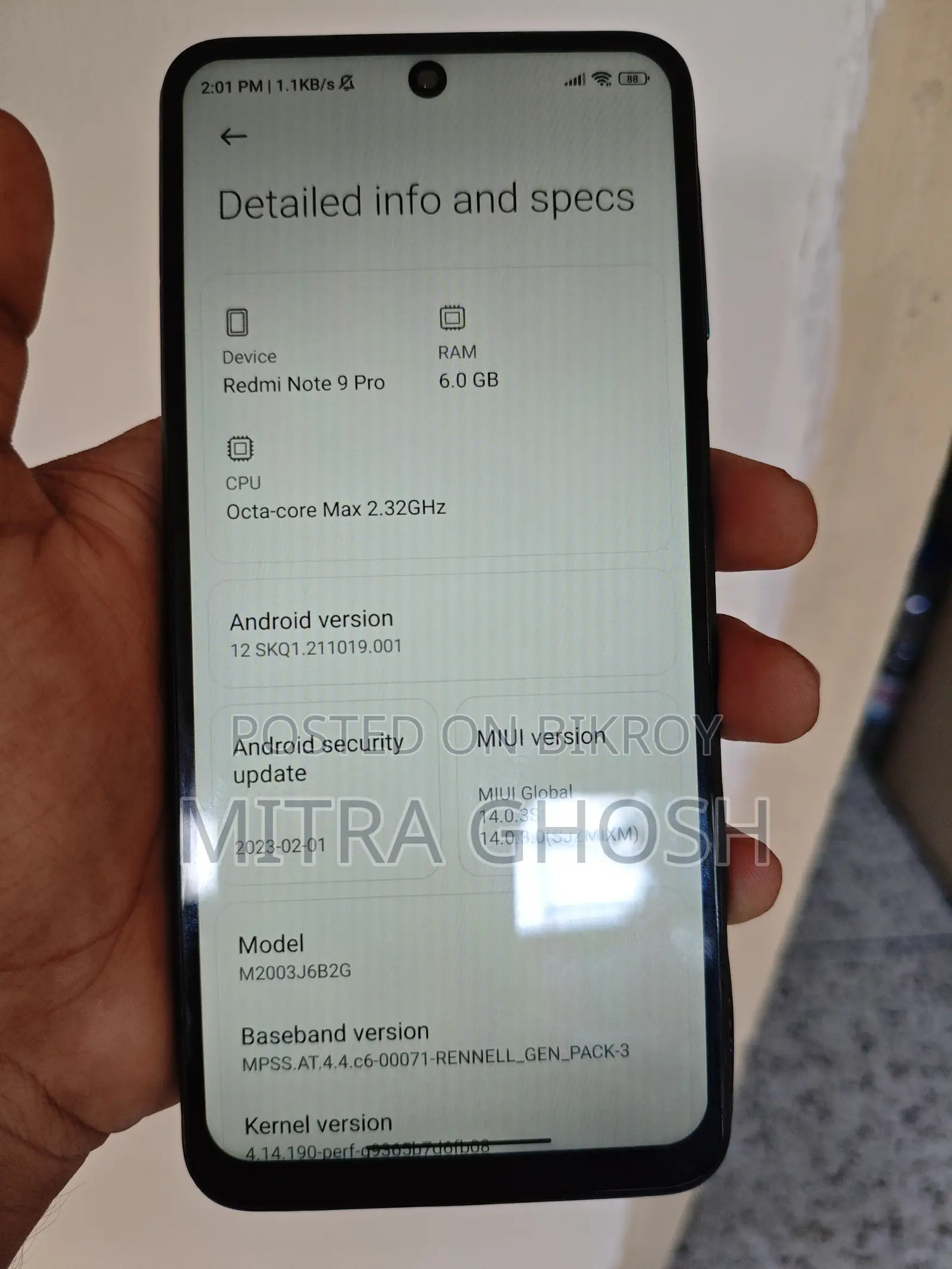 Xiaomi Redmi Note 9 Pro 128 GB Gray