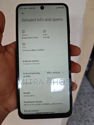 Xiaomi Redmi Note 9 Pro 128 GB Gray