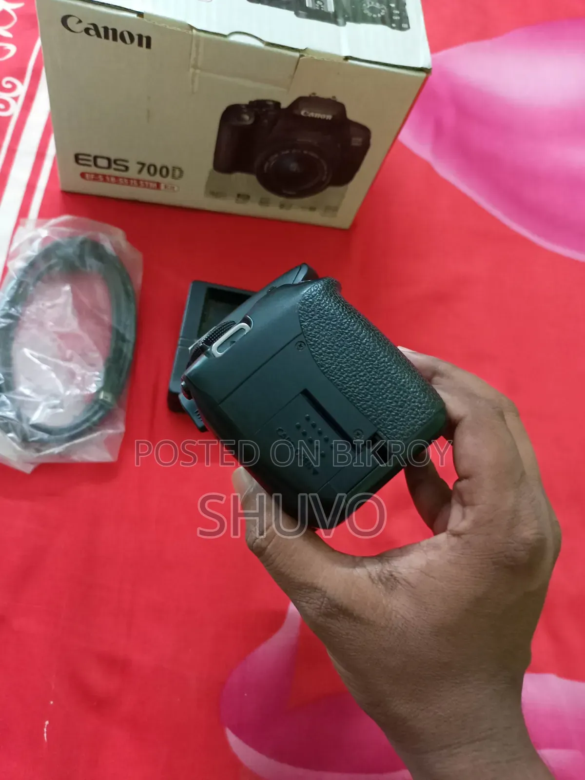 Canon 700d Body Display Shadow Full Box
