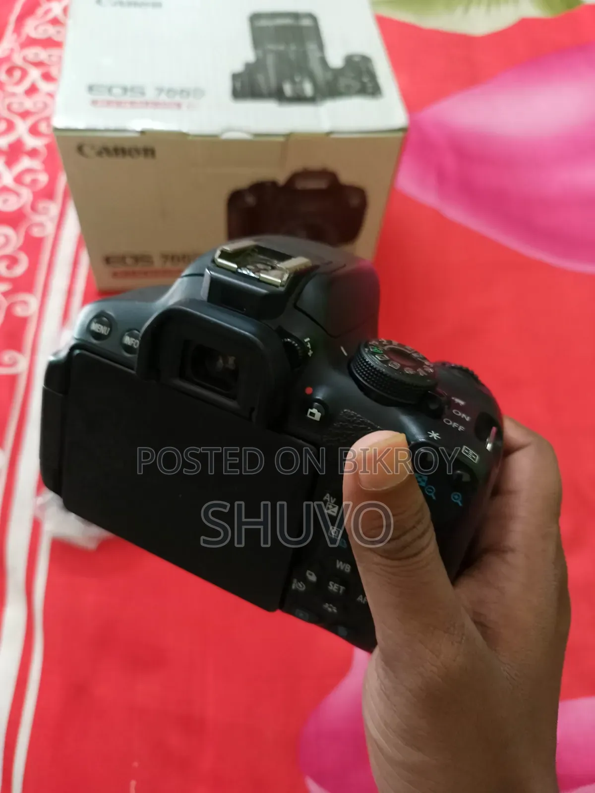 Canon 700d Body Display Shadow Full Box