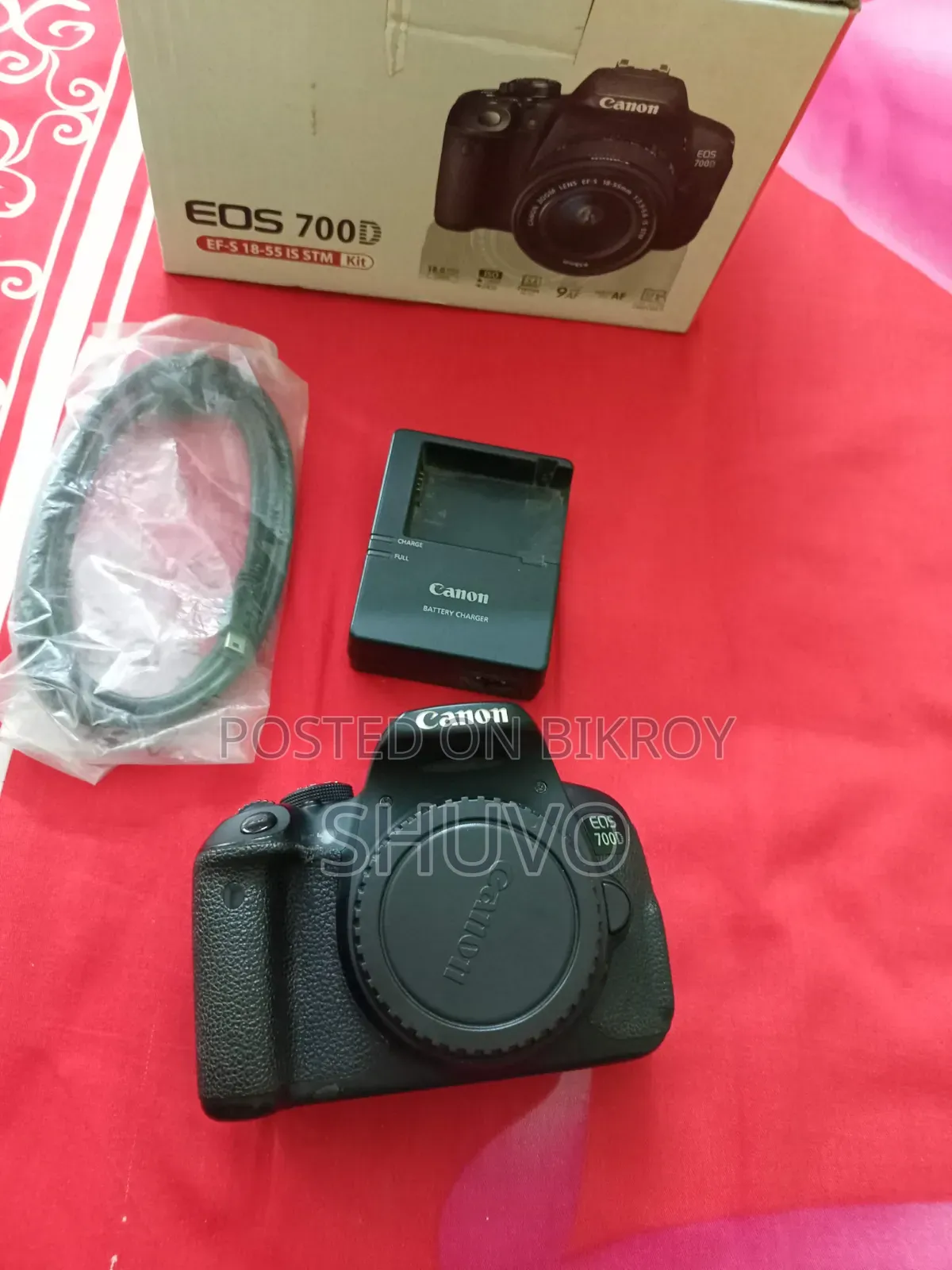 Canon 700d Body Display Shadow Full Box