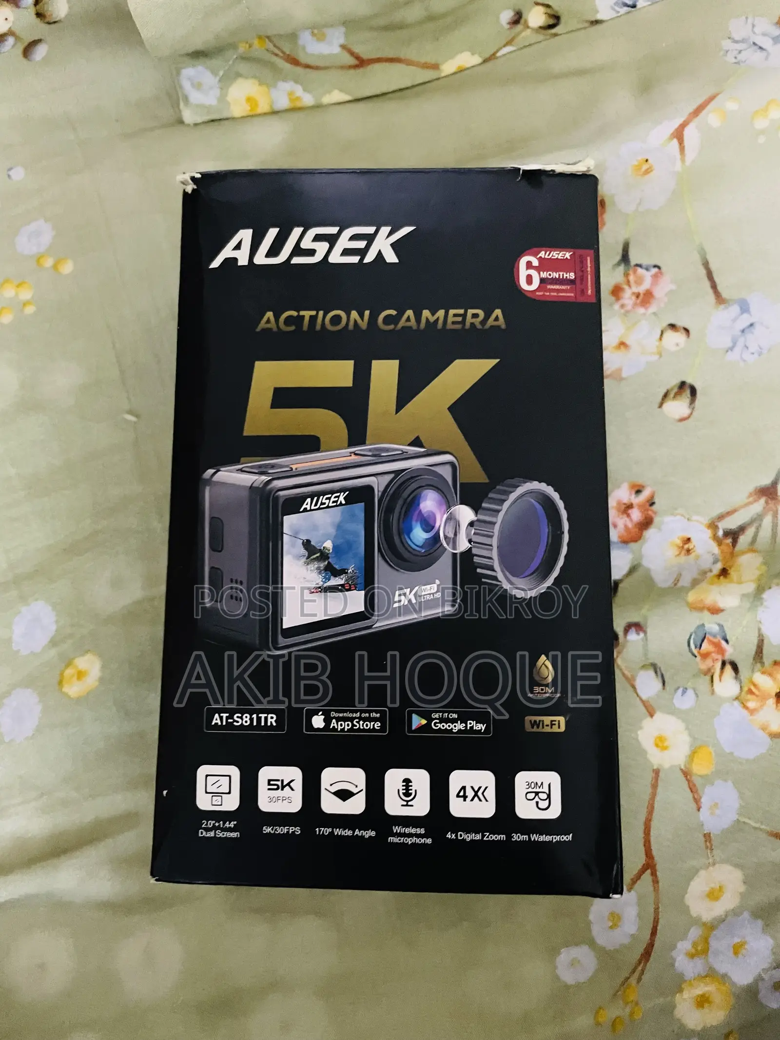 AUSEK 5k অ্যাকশন ক্যামেরা