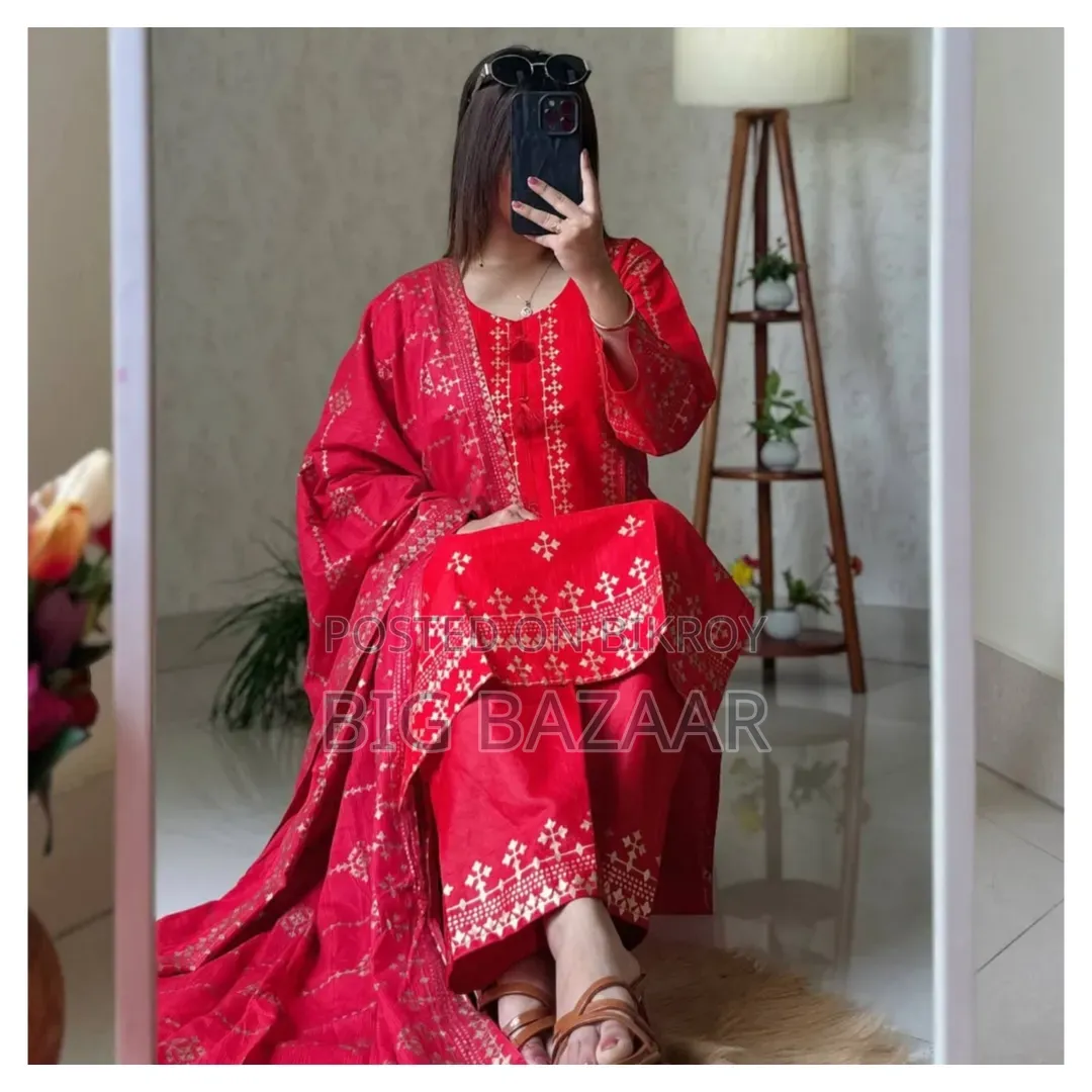 Aarong Cotton Three Piece