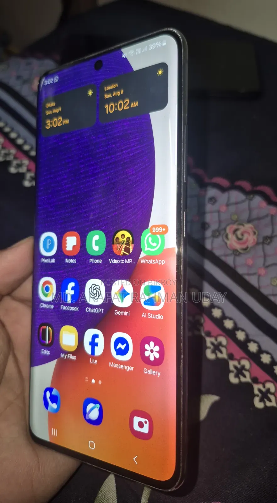 Samsung Galaxy A82 5G (Galaxy Quantum 2) 128 GB Black