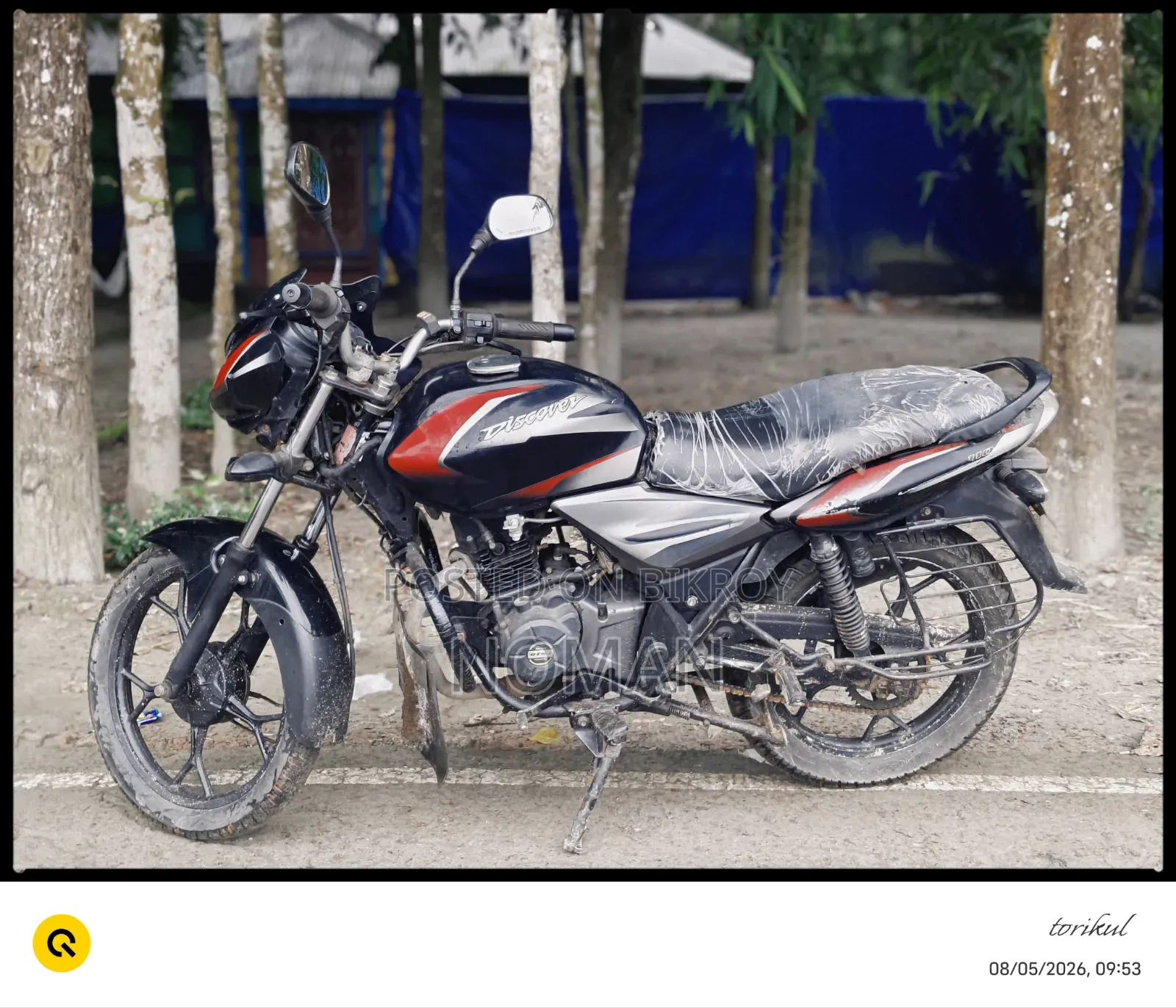 Bajaj Discover 110 2020 Red