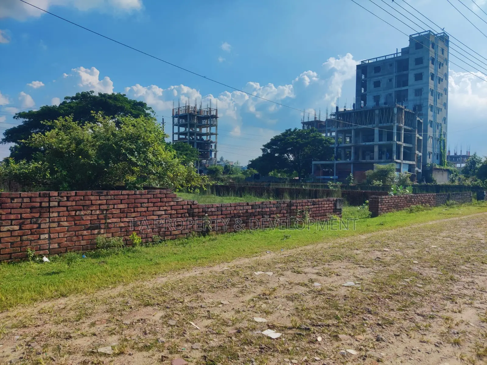 ৫+৫=১০ কাঠা উত্তর পশ্চিম কর্নার প্লট বিক্রি, পি ব্লক