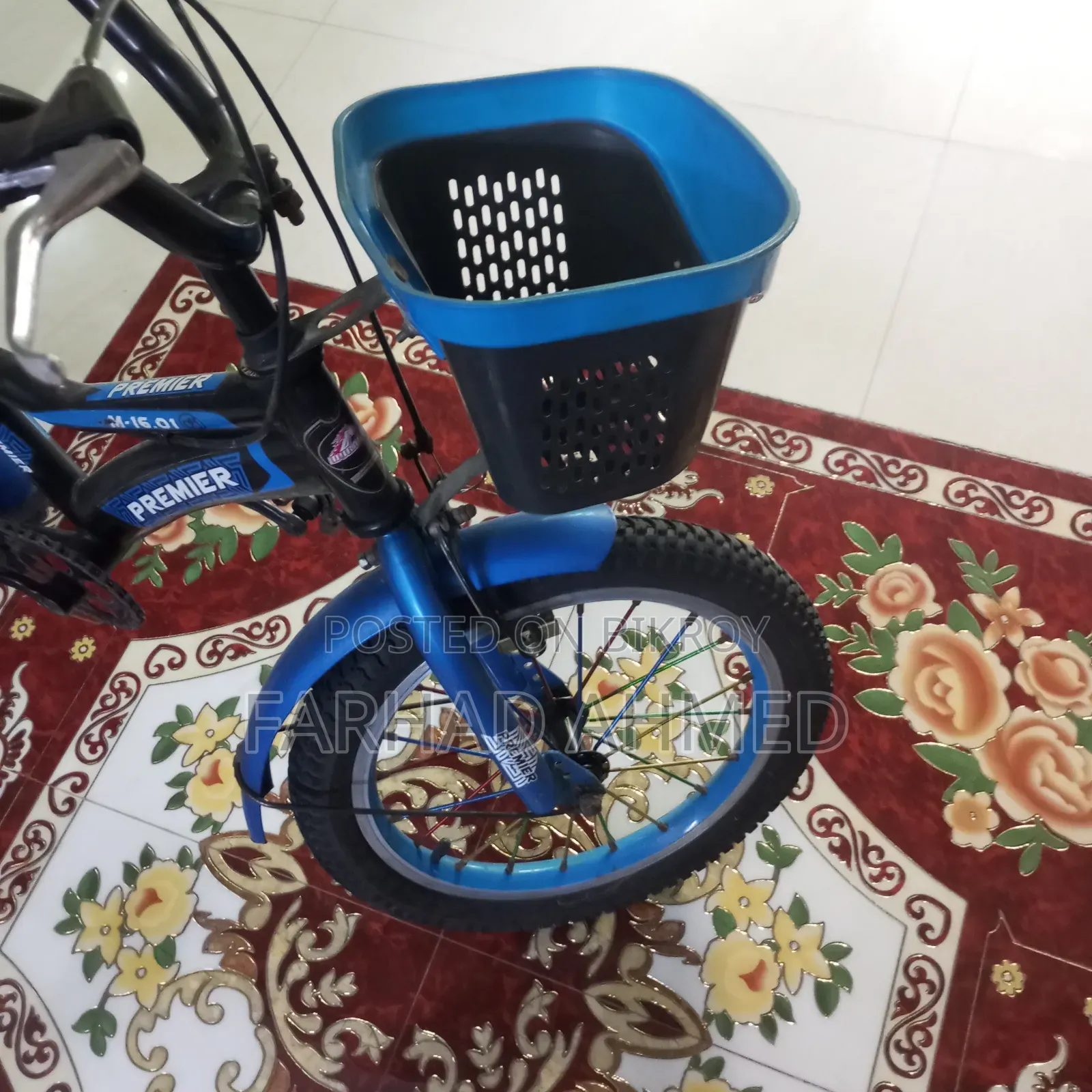 ১৬ ইঞ্চি চাকা সাইজ একটি সাইকেল