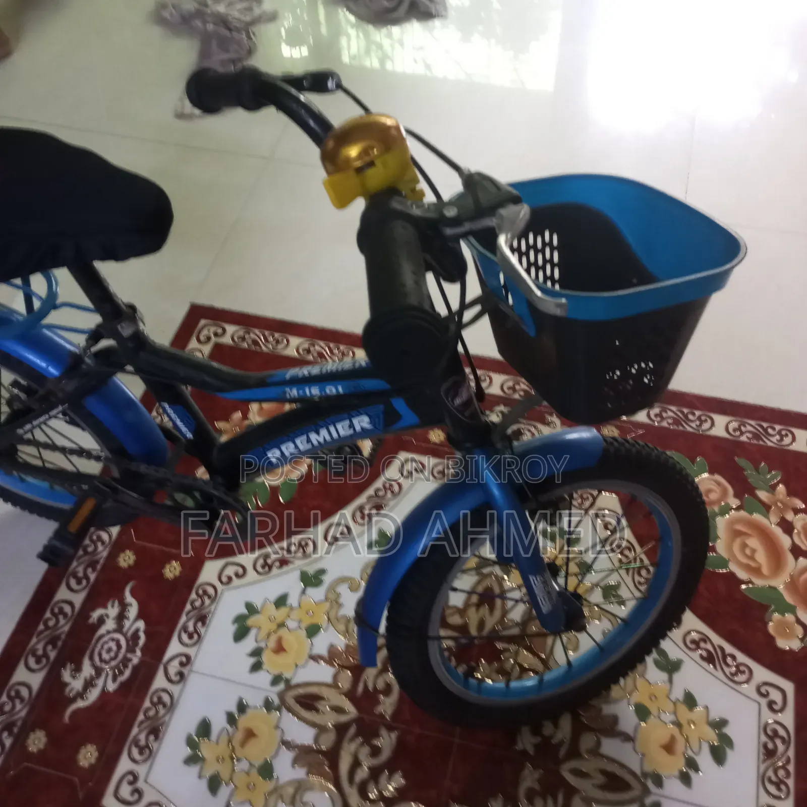 ১৬ ইঞ্চি চাকা সাইজ একটি সাইকেল