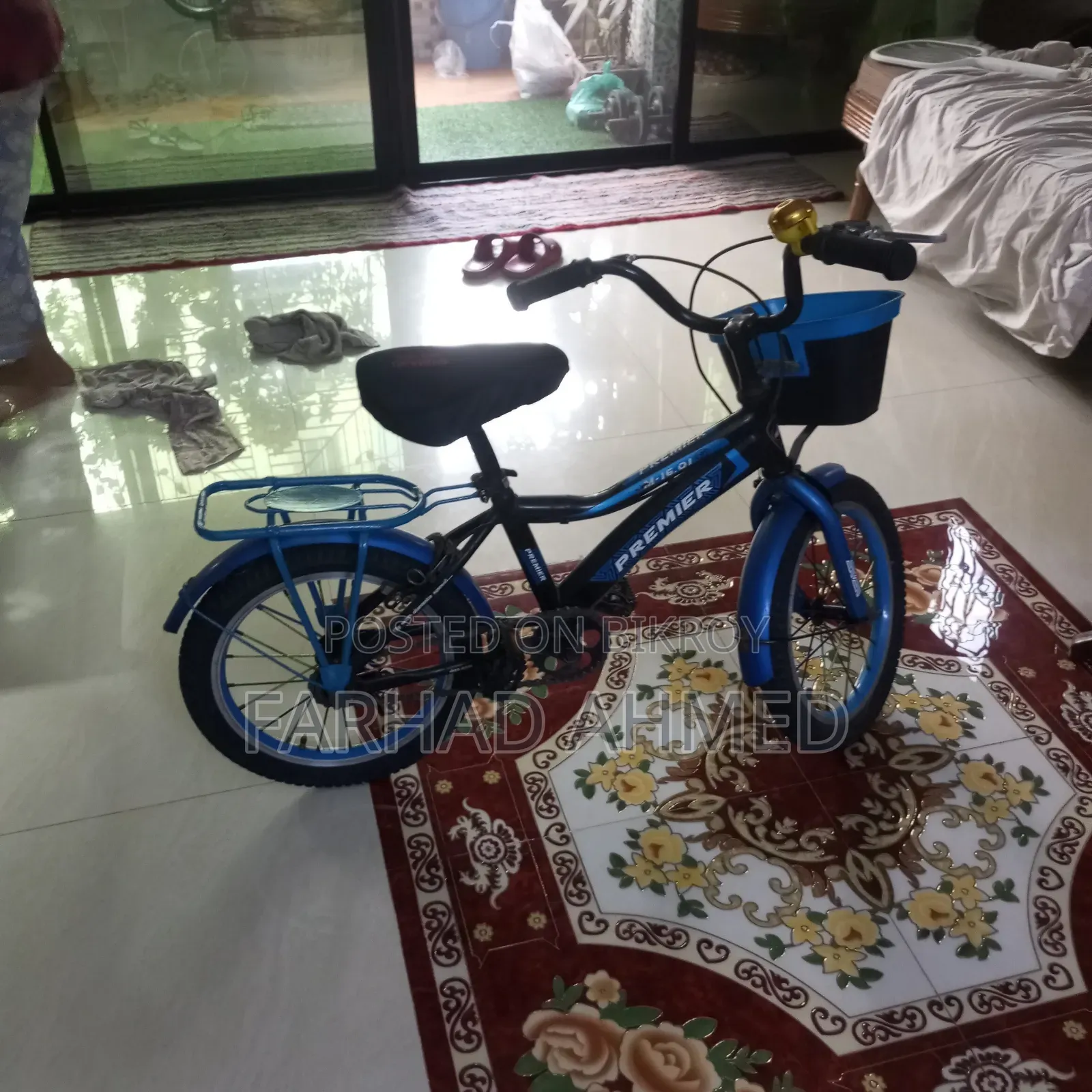 ১৬ ইঞ্চি চাকা সাইজ একটি সাইকেল