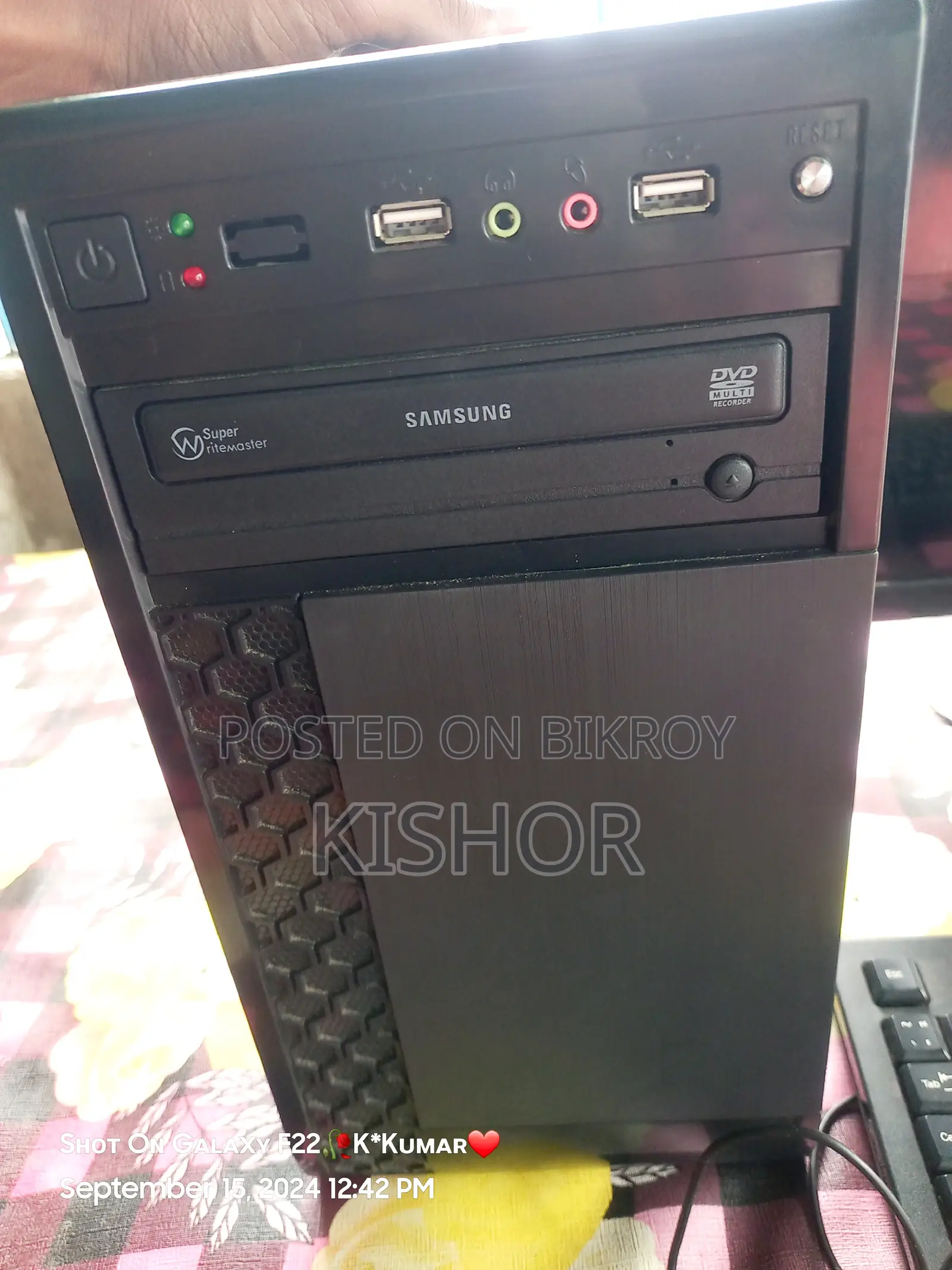 Desktop Computer Samsung 4GB Intel Core I3 HDD 500GB