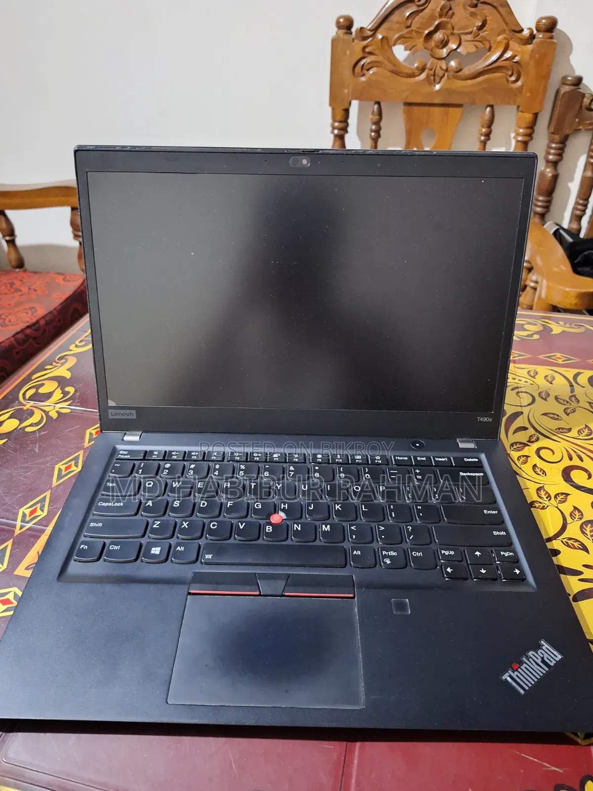 Laptop Lenovo ThinkPad T490s 16GB Intel Core I5 SSD 256GB