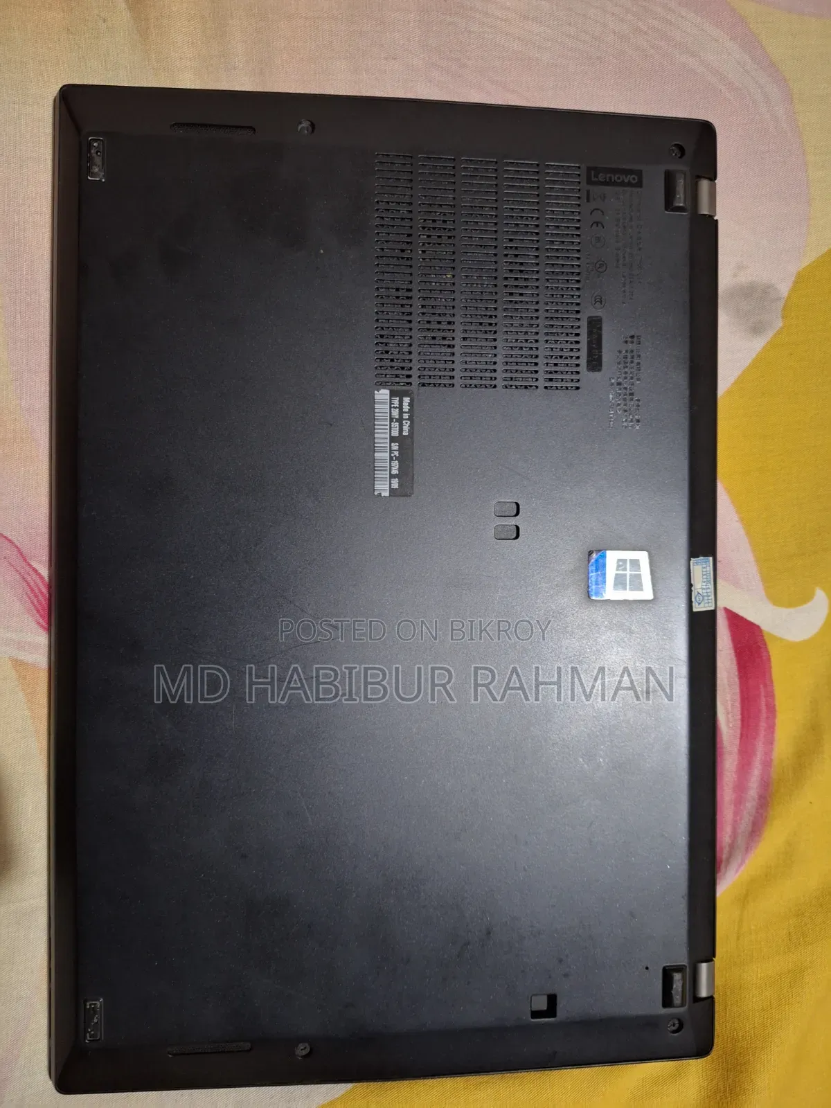 Laptop Lenovo ThinkPad T490s 16GB Intel Core I5 SSD 256GB