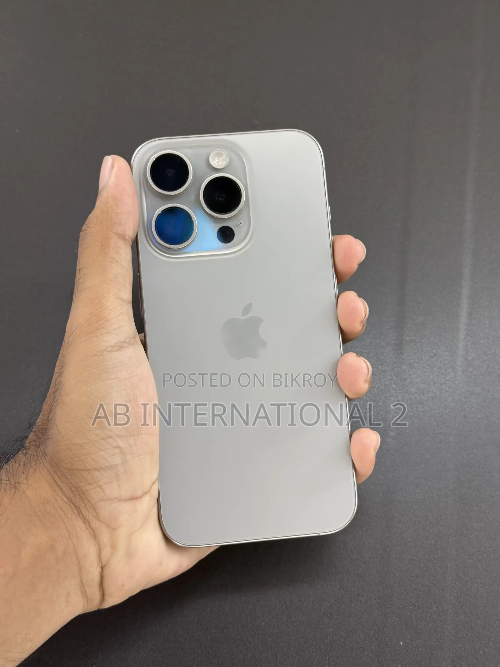 অ্যাপল আইফোন ১৫ প্রো ২৫৬ জিবি গ্রে